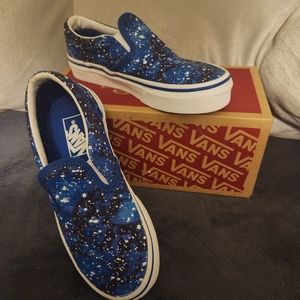 Van kids size 12.5 glow in dark